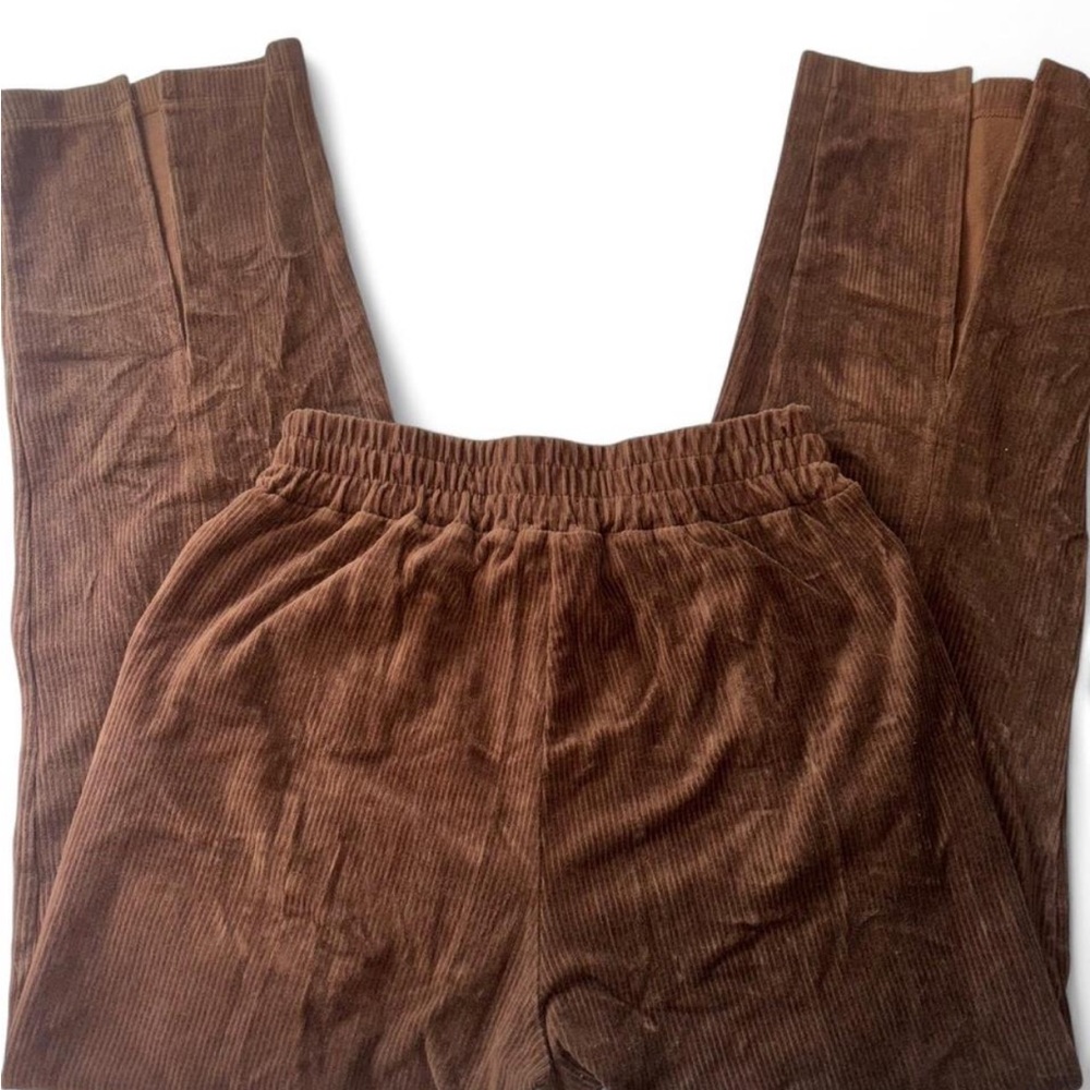 Brown Corduroy Women's Pants